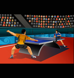 Table Tennis Clip Art Vector Images