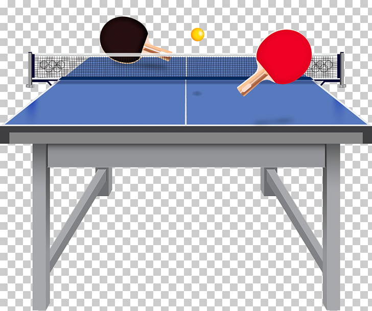 Pong Play Table Tennis, Table Tennis, blue, gray, and white