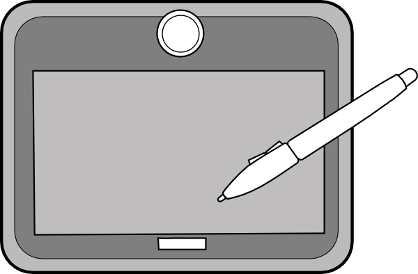 Free tablet cliparts.