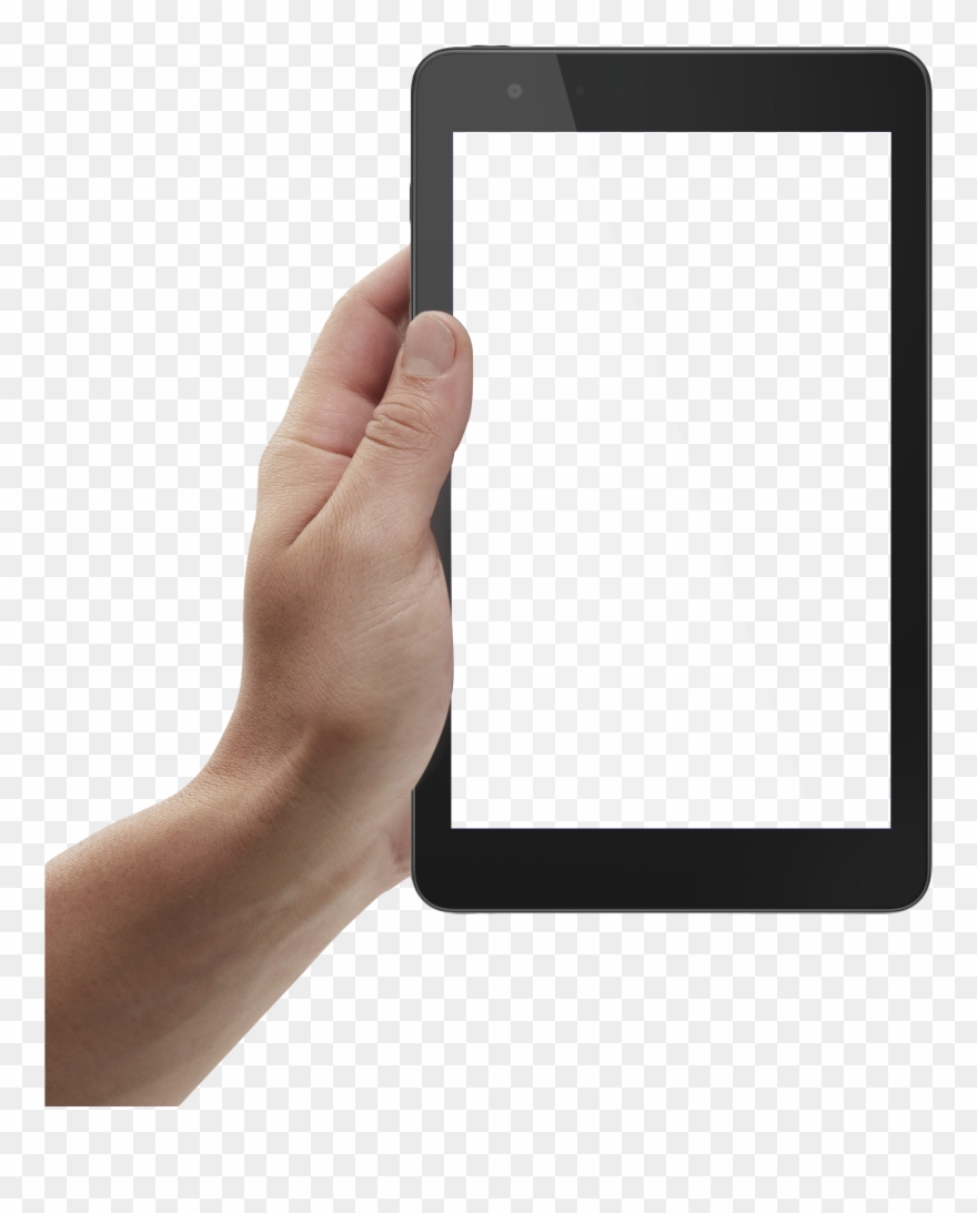 Hand Holding Tablet Png Image Purepng Free