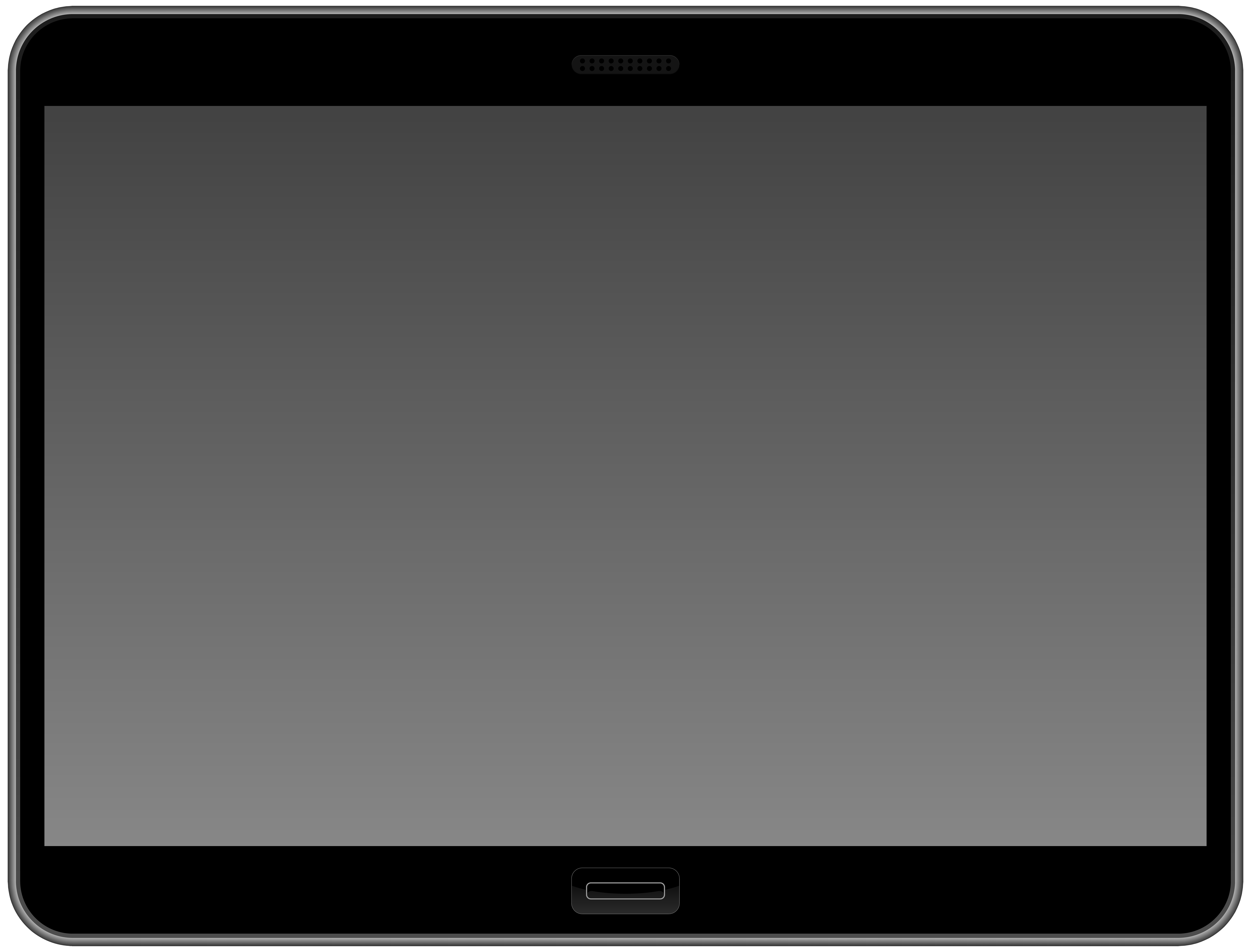 Tablet Transparent PNG Clip Art Image