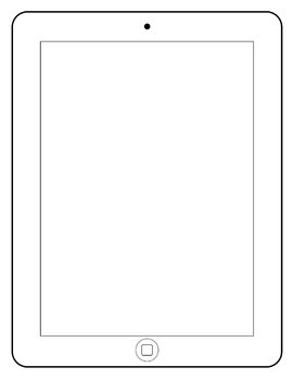Tablet PC Clipart Frames and Borders