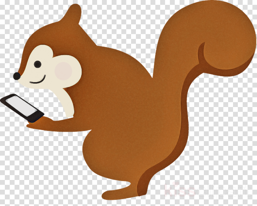 Squirrel cartoon animal.