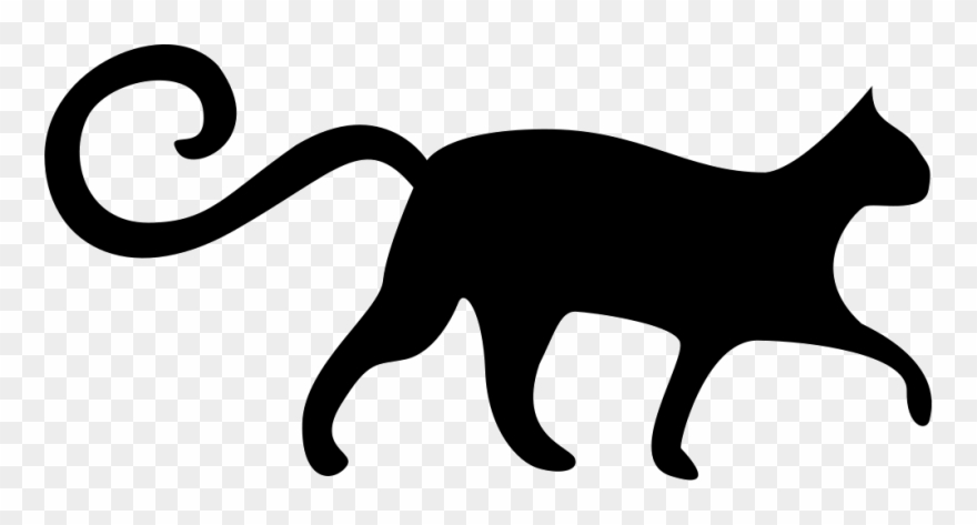tail clipart cat