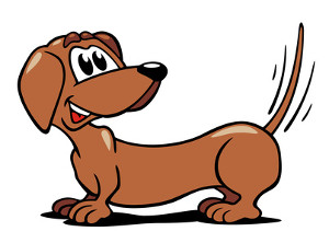 Dog tail clipart.