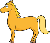 tail clipart horse