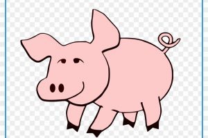 Pig tail clipart.
