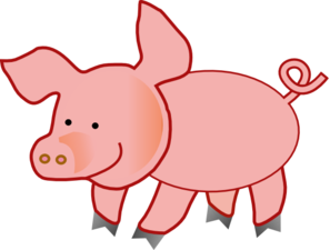 Small Pig Clip Art at Clker