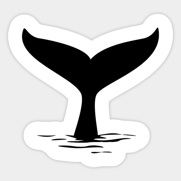 Whales Tail Silhouette