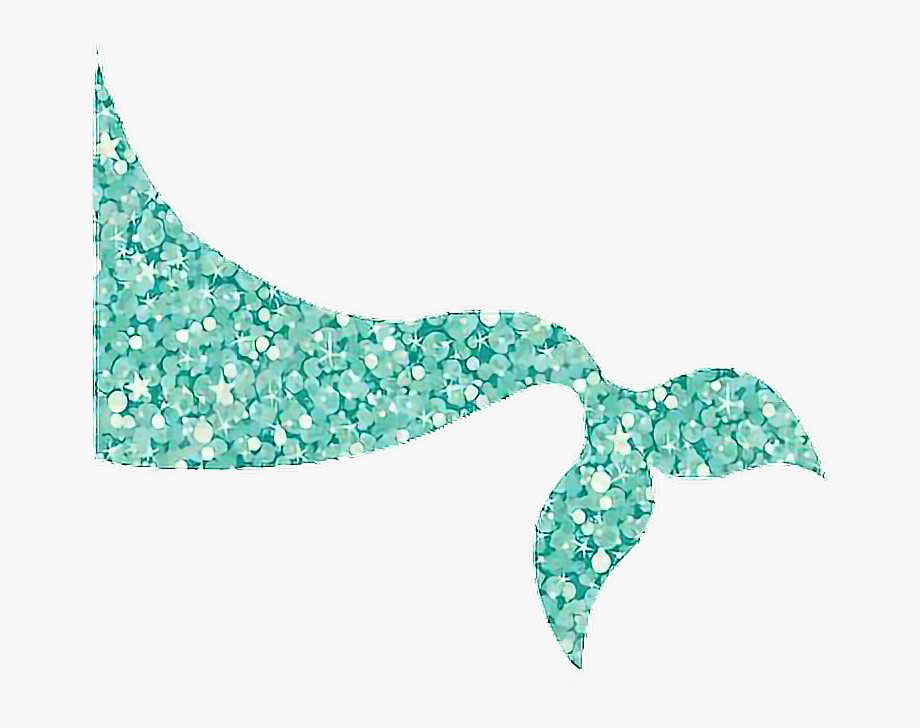 Glitter Mermaid Tail Clip Art