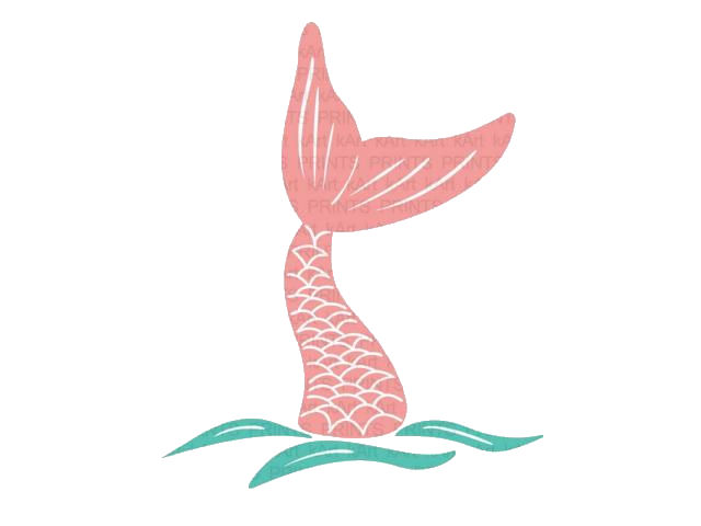 Mermaid tail clipart.
