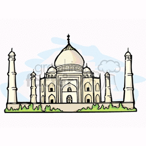 Taj Mahal clipart