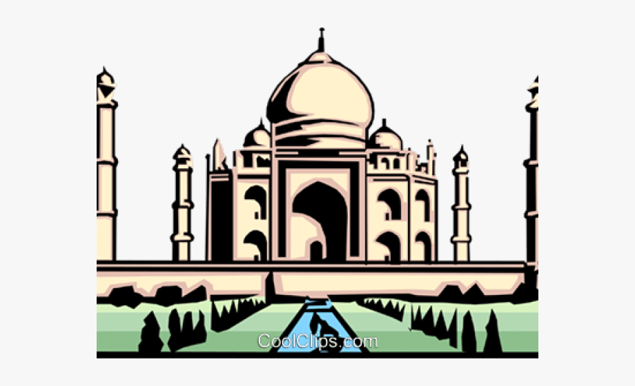 Taj Mahal Clipart Logo