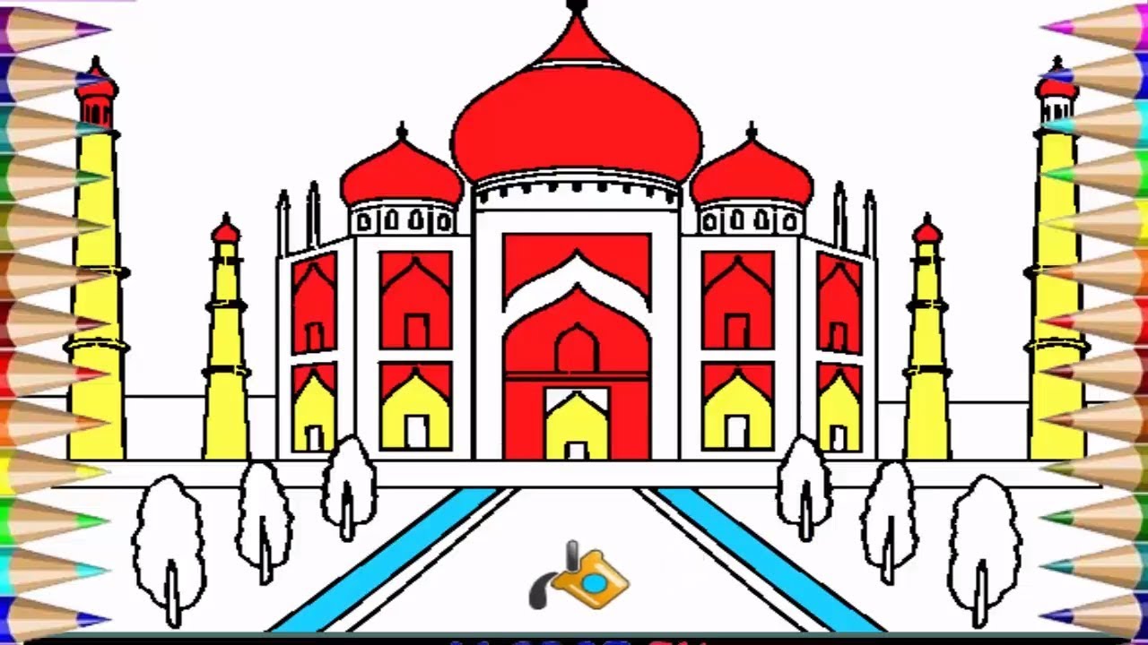 Free Taj Mahal Clipart color, Download Free Clip Art on