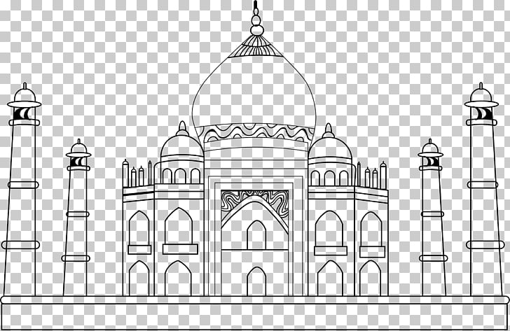 Taj Mahal Drawing , taj mahal PNG clipart