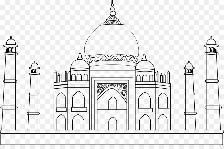 Taj Mahal Sketch at PaintingValley