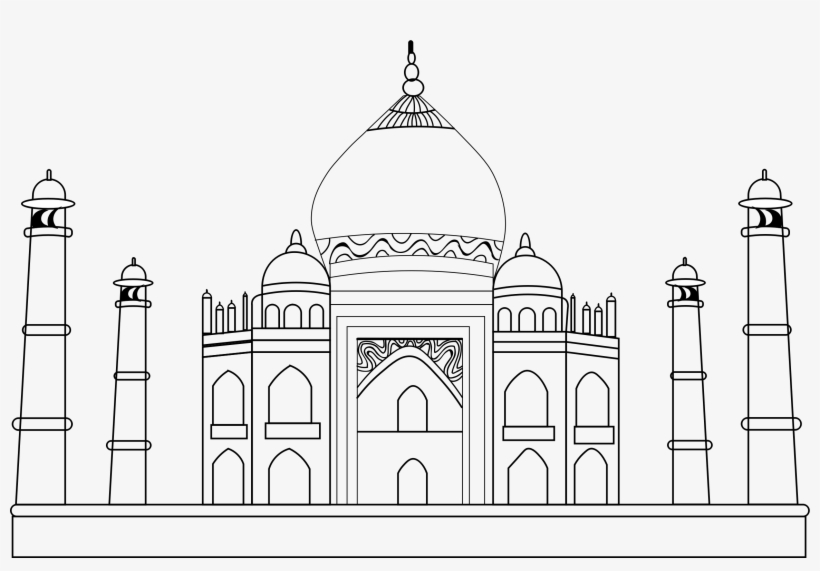 Taj Mahal Clipart Symbol
