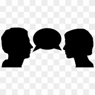 People Talking Silhouette PNG Images, Free Transparent Image