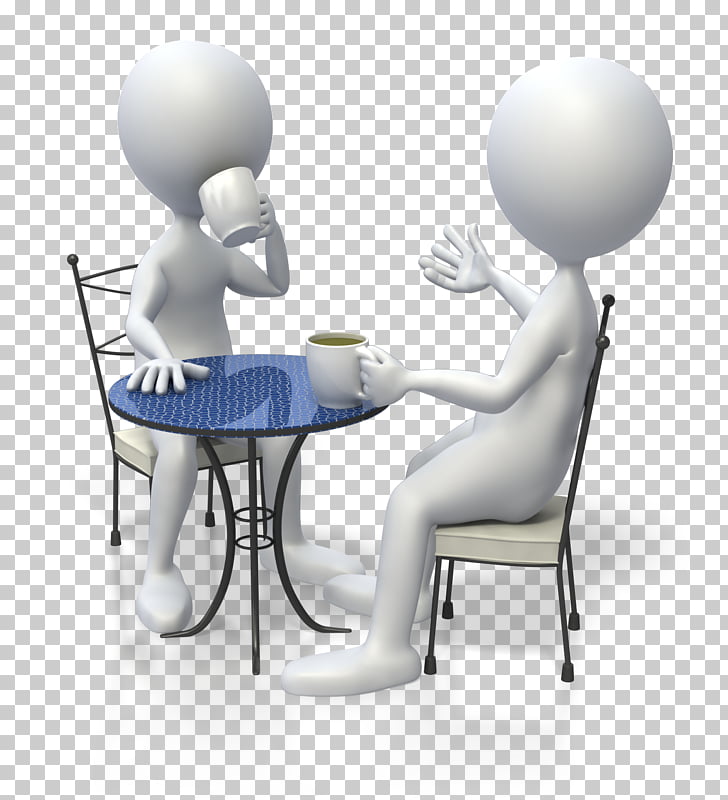 Coffee Stick figure Animation , Two People Talking, two