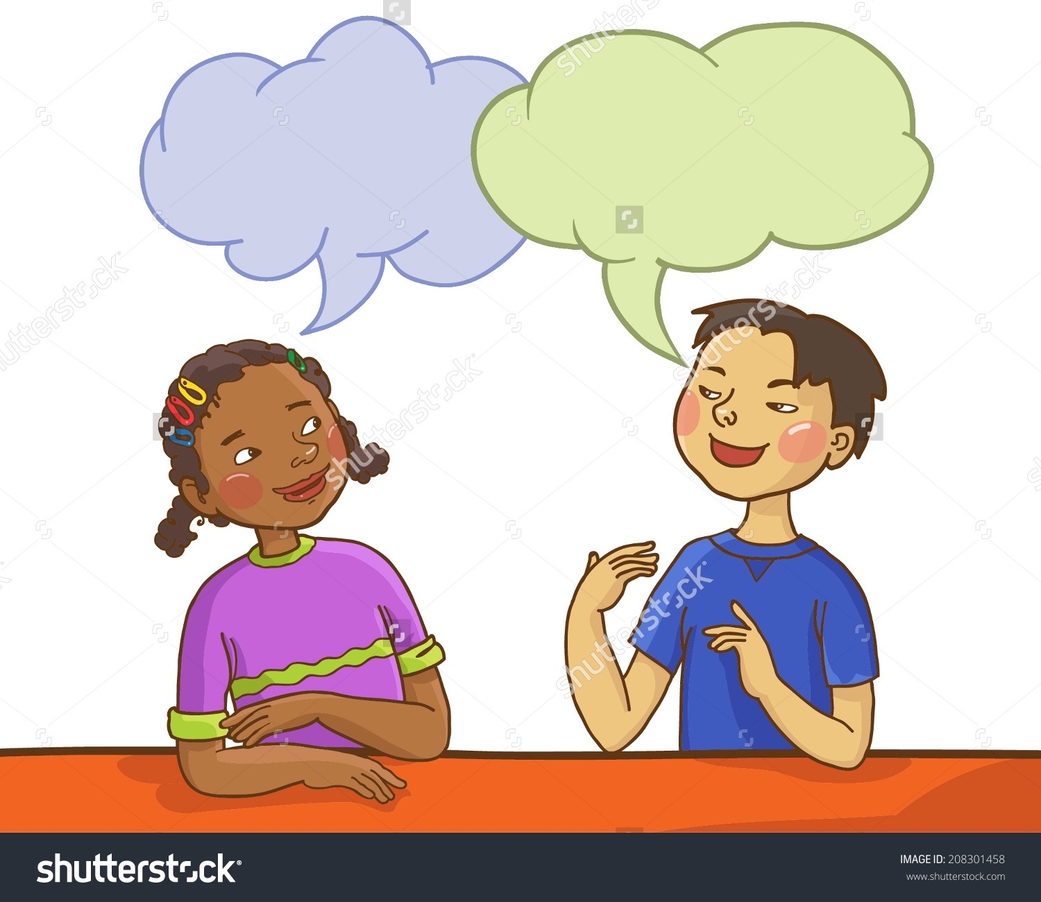 Students talking clipart clipart images gallery for free