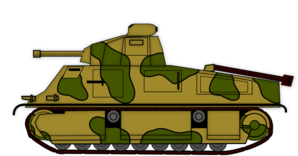 Army tank clip.