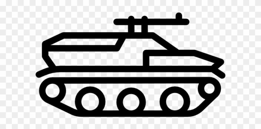 Tank Clipart Black And White