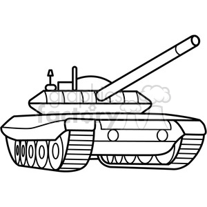 Military armored tank.