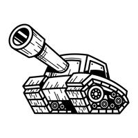 tank clipart outline