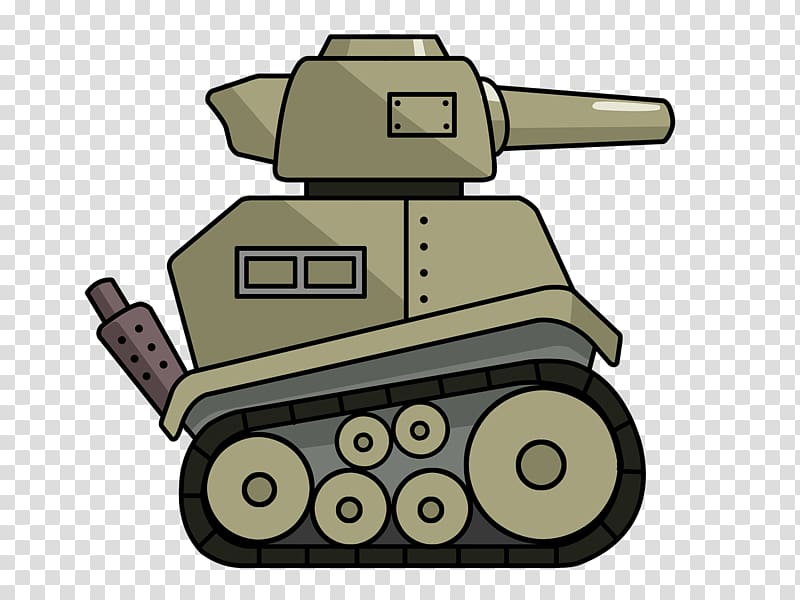 Tank cartoon drawing.