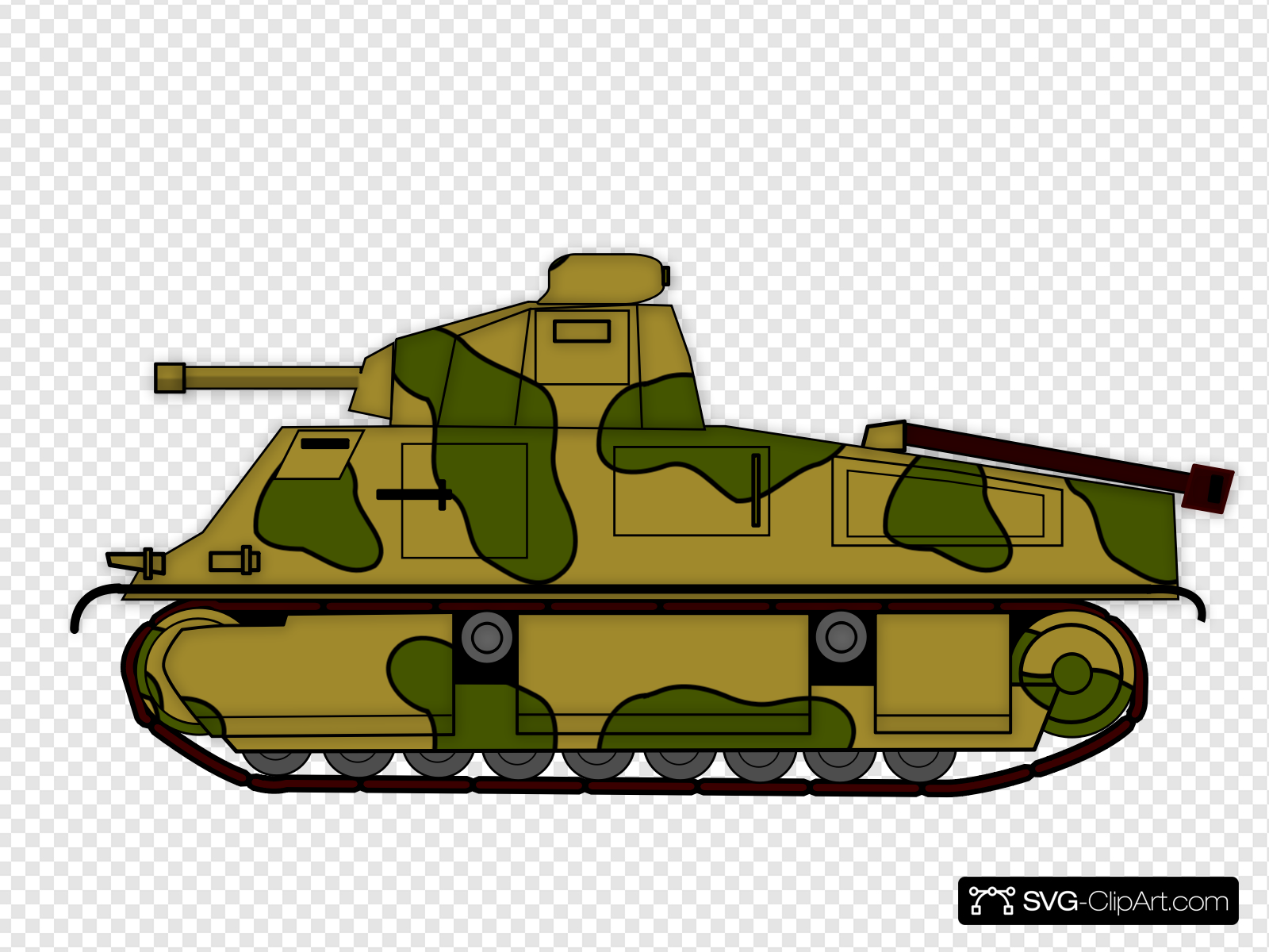 Army Tank Clip art, Icon and SVG