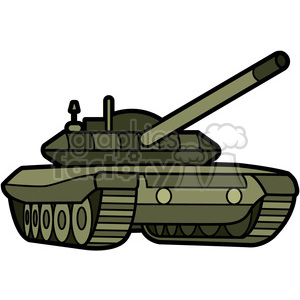 Military armored tank clipart