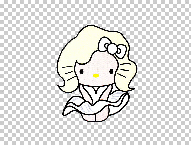 Hello Kitty Cat Sanrio Tattoo, cute cartoon PNG clipart