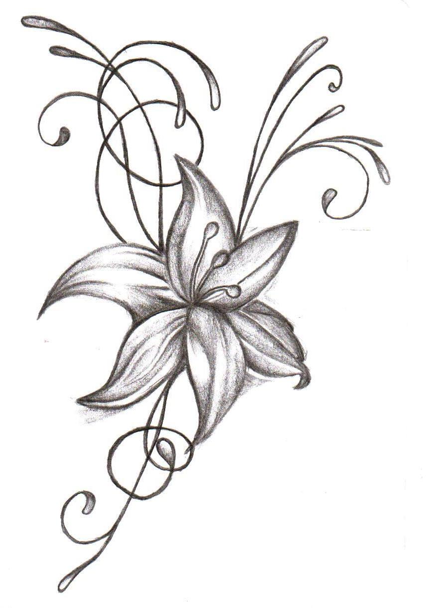 Free Pictures Of Flower Tattoo Designs, Download Free Clip