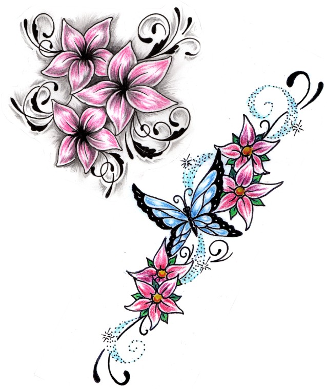 tattoo clipart flower