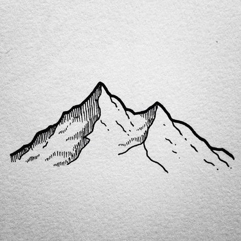 Mountain outline amazing mountain tattoo ideas berg tattoos