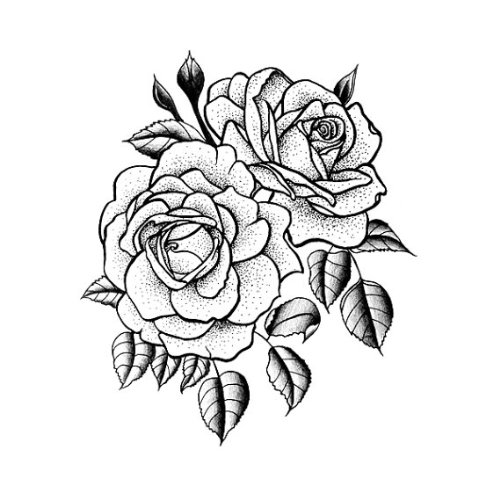 Free rose tattoo.