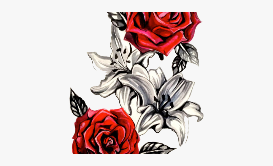 Rose Tattoo Clipart Logo
