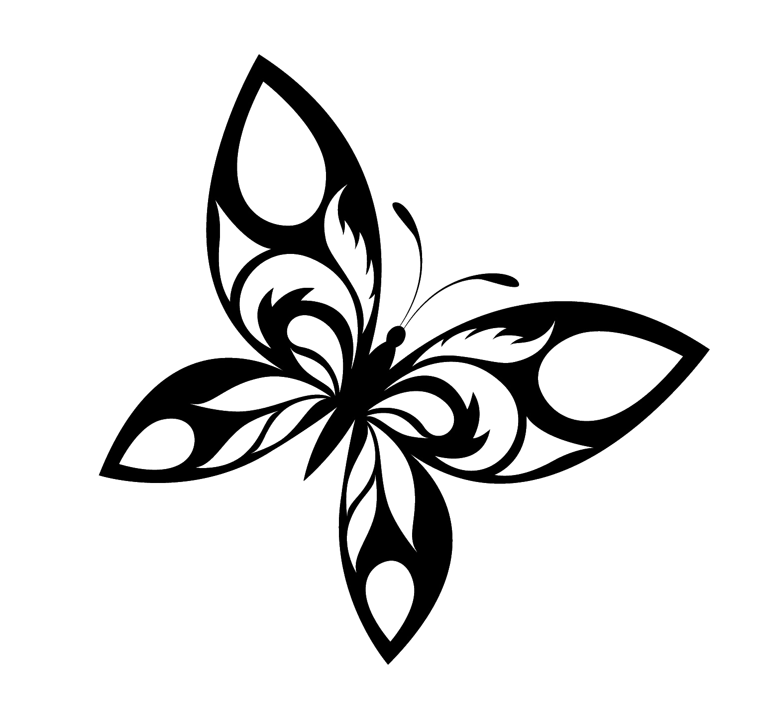 Butterfly Tattoo Designs PNG Transparent Images