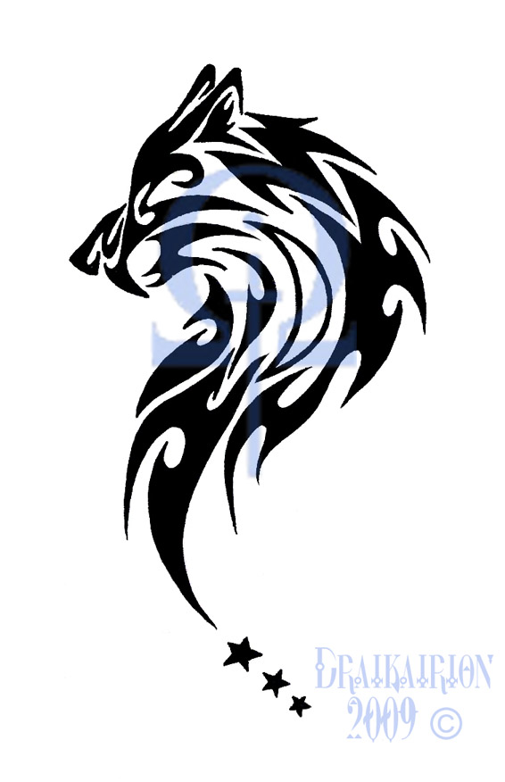 Free Running Wolf Tattoo, Download Free Clip Art, Free Clip