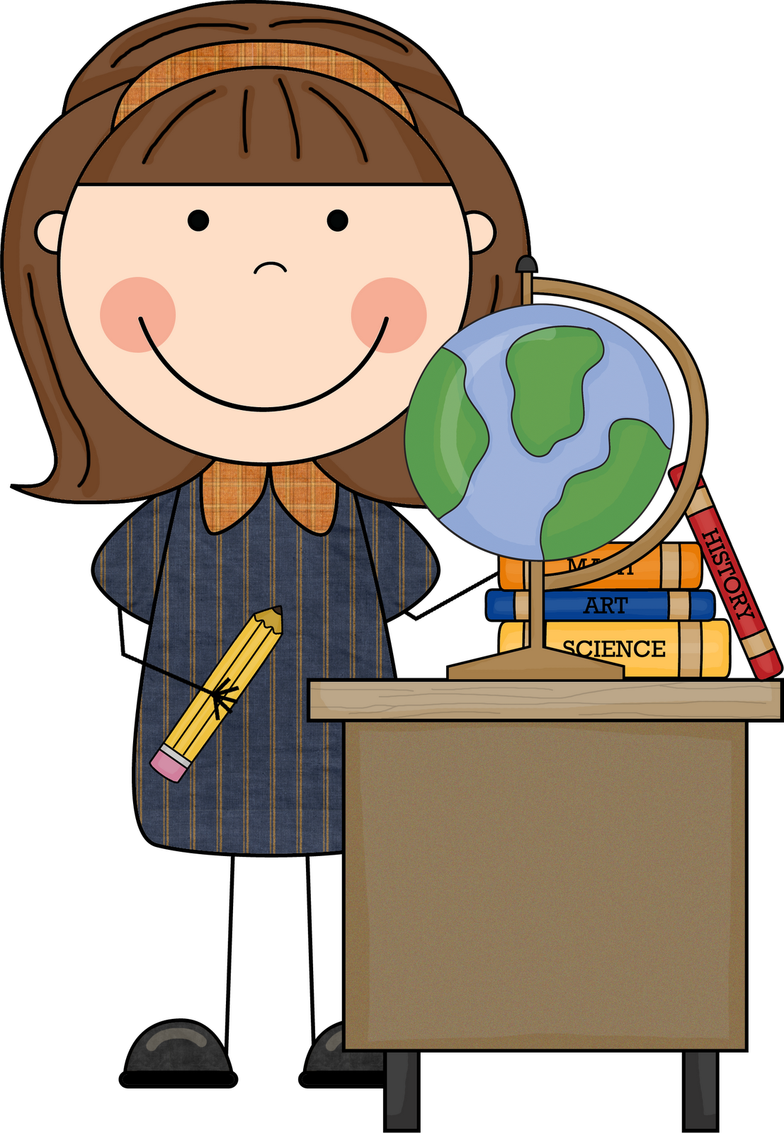 Exhausted teachers clipart.