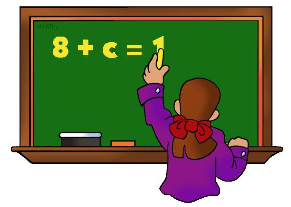 Image of math teacher clipart