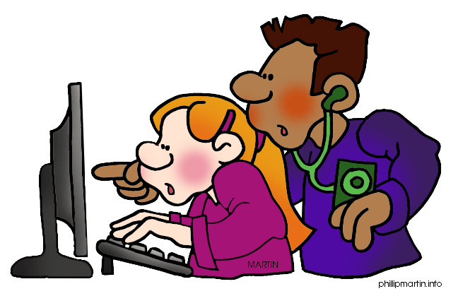 Student technology clipart