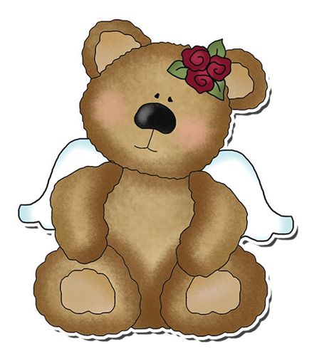 Angel teddy bear.