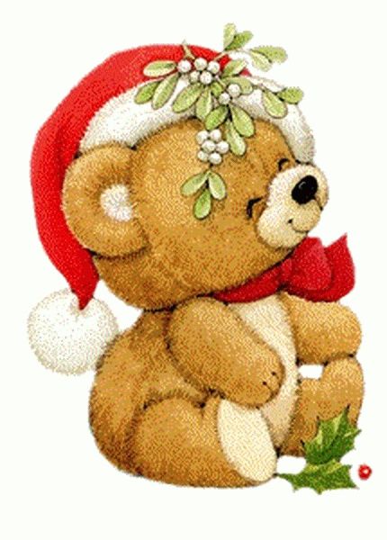 Christmas clip art bear