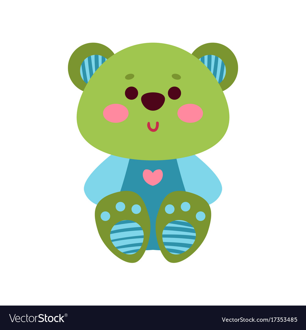 Cute cartoon teddy bear animal toy colorful
