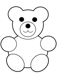 teddy bear clipart drawing