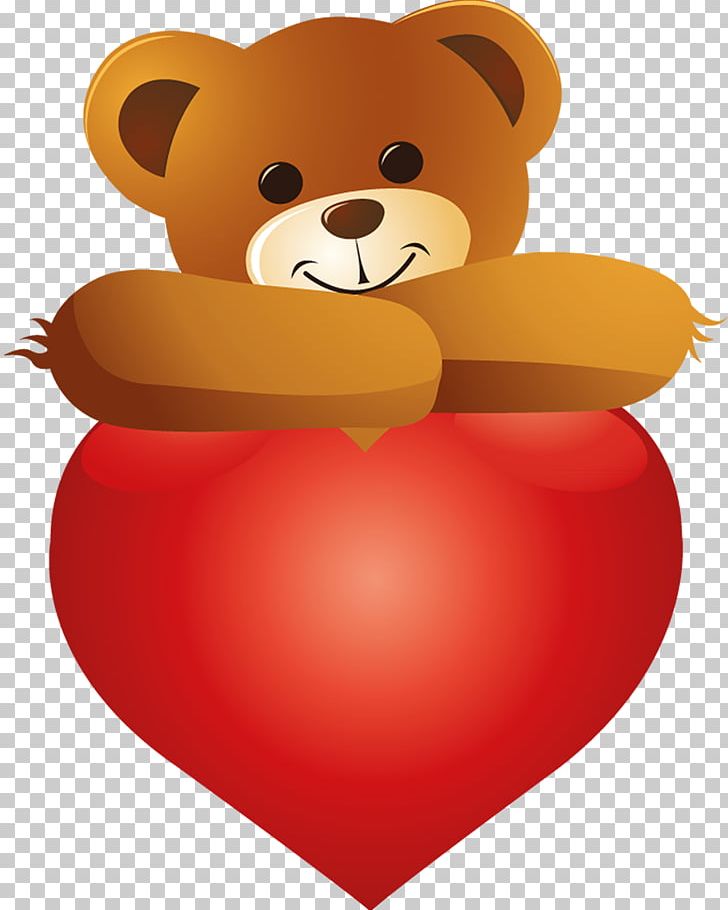 Teddy bear heart.