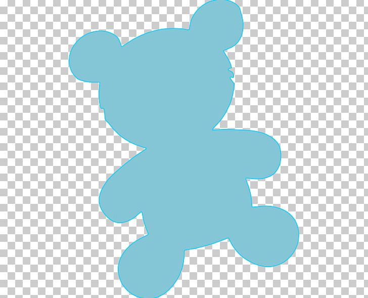 Teddy Bear Silhouette PNG, Clipart, Bear, Blue, Child, Clip