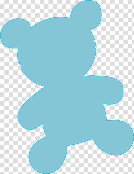 Teddy bear Silhouette , Plateau transparent background PNG