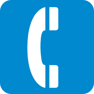 Emergency Telephone Blue Clip Art at Clker